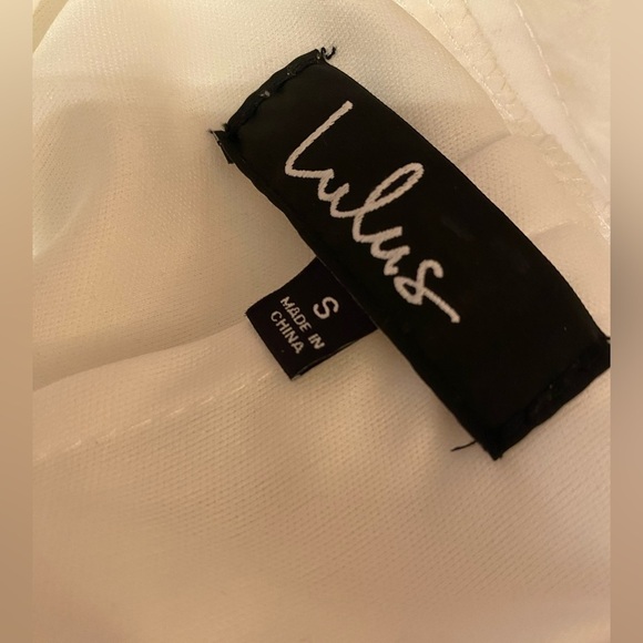 Lulu’s Lace Maxi Wedding Dress in WHT Size Small - Picture 6 of 16